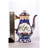 Image 9 : A Chinese enamel tea pot.
