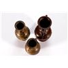 Image 7 : Three Japanese bronze vases.