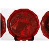 Image 3 : Three commemorative lacquerware plates.