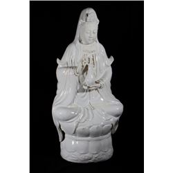 Large porcelain Quan Yin.