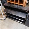 Image 2 : GREY 3 TIER DISPLAY SHELF AND BLACK SHELF