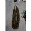 Image 2 : BAG OF VARIOUS COSTUME JEWELLERY, BOX OF BEADED JEWELLERY AND OVAL CHINESE COIN