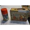 Image 1 : VINTAGE ROY RODGERS LUNCH BOX TIN AND HOPALONG CASSIDY THERMOS