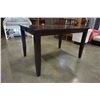 Image 2 : NEW HOME ELEGANCE DARK FINISH PUB HEIGHT DINING TABLE, RETAIL $899