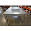 Image 3 : HOME ELEGANCE GREY MODERN DINING TABLE WITH EXTENSION, CUSTOMER RETURN, SURAFCE MARKS, RETAIL $1699