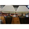 Image 3 : 2 UNIQUE TEARDROP LAMPS