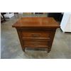 Image 1 : 2 DRAWER VINTAGE NIGHT STAND