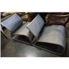 Image 2 : 2 METAL FRAMED PATIO CHAIRS