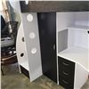 Image 2 : LOFT BED W/ DESK AND CLOSET