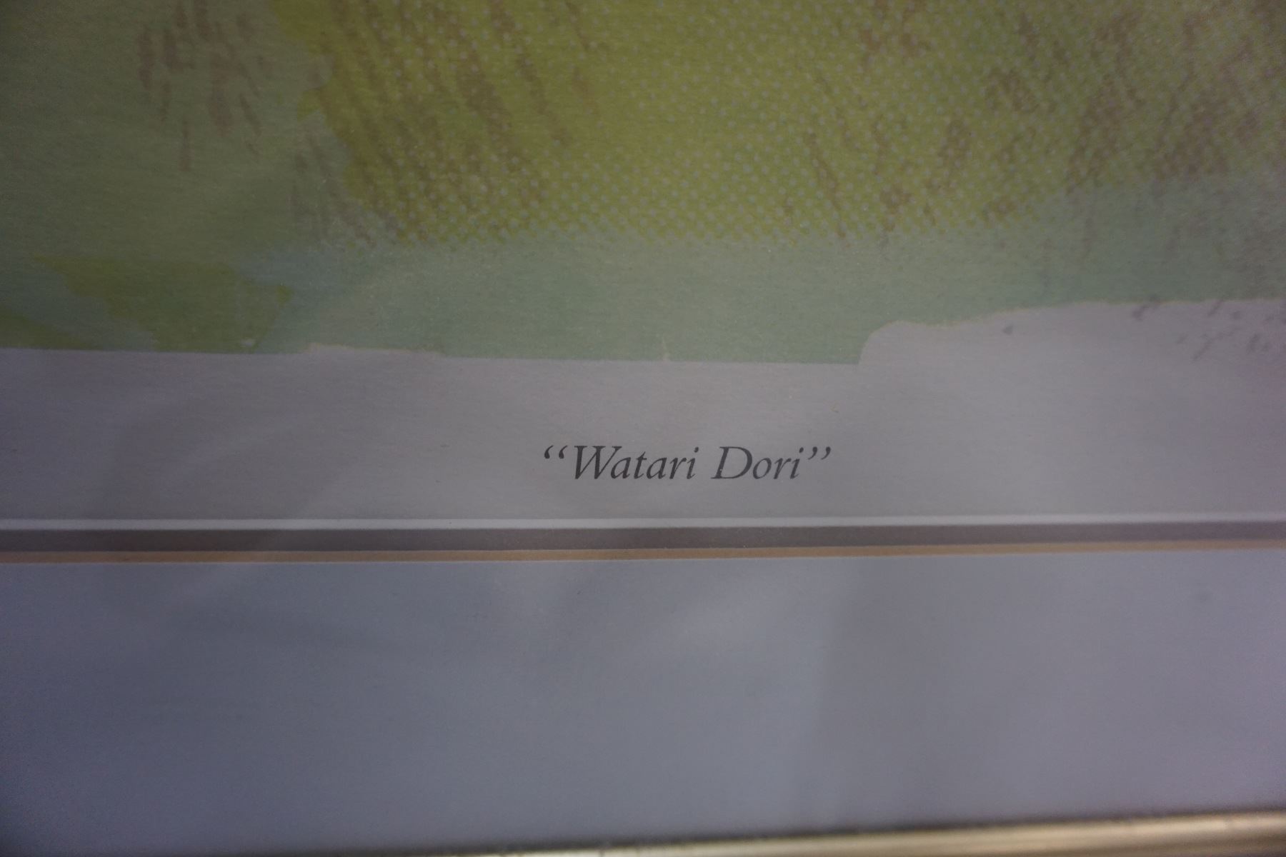 WATARI DORI LIMITED EDITION PRINT - Big Valley Auction