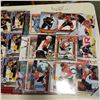 Image 2 : RED BINDER OF HOCKEY AND FOOTBALL CARDS