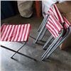 Image 2 : 4 VINTAGE FOLDING STOOLS