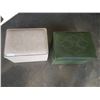 Image 8 : 2 RECORD STORAGE OTTOMANS