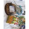 Image 2 : 2 TRAYS OF JEWELLERY - BEADED, WOODEN, ETC