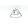 Image 1 : 0.48 CTW Diamond Semi Mount Ring 14K White Gold - REF-62H6M