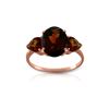 Image 1 : Genuine 4.1 ctw Garnet Ring 14KT Rose Gold - REF-40F3Z