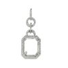 Image 1 : 0.22 CTW Diamond Necklace 14K White Gold - REF-31H3M