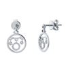 Image 1 : 0.16 CTW Diamond Earrings 14K White Gold - REF-22N2Y