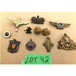 GR OF 10 MISC PINS