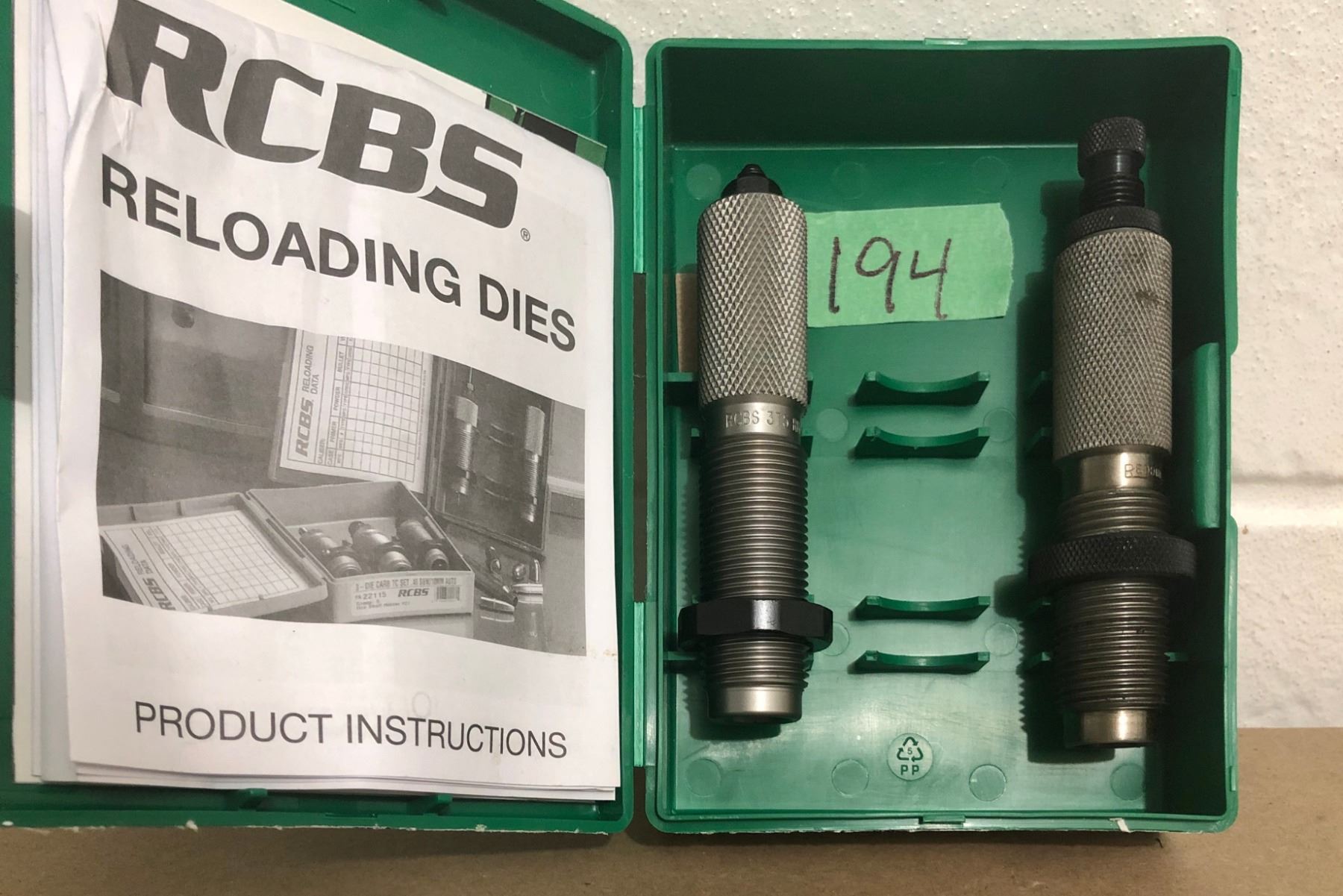RCBS .375 RUGER RELOADING DIE SET