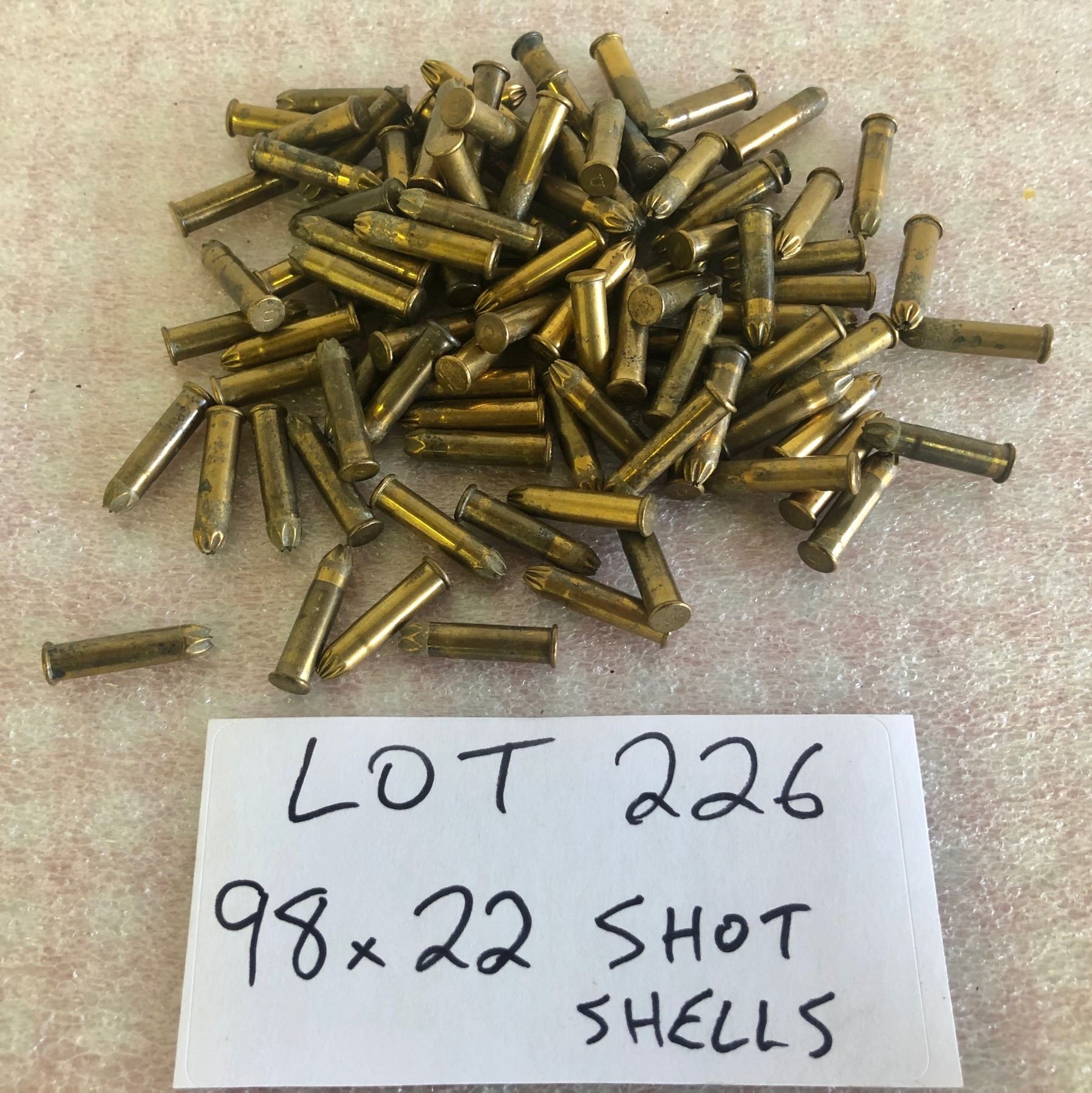 AMMO: 98 X .22 SHOT SHELLS - Kidd Family Auctions