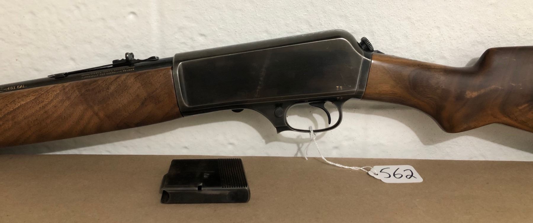 WINCHESTER MODEL 1910 SL .401 - Kidd Family Auctions