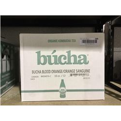 Case of Bucha Organic Kombucha Tea Bucha Blood Orange (12 x 473mL)