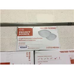Project Source 2-Light 12"FlushmountCeiling Fixtures