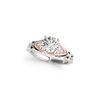 Image 1 : 1.1 ctw Certified VS/SI Diamond Solitaire Ring 18K White & Rose Gold