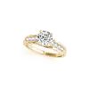 Image 2 : 1.04 ctw Certified VS/SI Diamond 2pc Wedding Set 14K Yellow Gold
