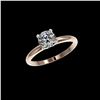 Image 2 : 1 ctw Certified Quality Diamond Engagement Ring 10K Rose Gold