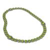 Image 2 : 56.5 ctw Peridot & Diamond Necklace 14K White Gold