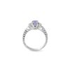 Image 2 : 2.0 ctw Tanzanite & Diamond Ring 18K White Gold
