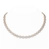 Image 1 : 19 ctw Diamond Designer Necklace 18K Rose Gold