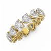 Image 1 : 4.62 ctw Heart Diamond Designer Ring 18K Yellow Gold