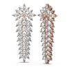 Image 2 : 10.2 ctw Diamond Earrings 18K Rose Gold