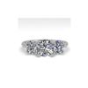 Image 1 : 2 ctw VS/SI Diamond Past Present Future Designer Ring 18K White Gold