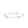 Image 1 : 1.65 ctw Diamond Station Bracelet 18K Yellow Gold