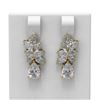 Image 1 : 4.48 ctw Diamond Earrings 18K Yellow Gold