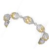 Image 2 : 10 ctw Diamond and Pearl Bracelet 18K White Gold