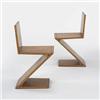 Image 1 : Gerrit Rietveld Zig-Zag chairs, pair G.