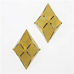 Gabriella Crespi sconces, pair Italy, c