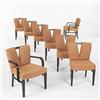 Image 1 : Paul Frankl Y-back dining chairs, set o