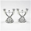 Image 1 : Gio Ponti Fleche candlesticks, pair Chr