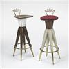 Image 1 : Aldo Bartolucci stools, pair Bartolucci