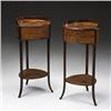 Image 1 : Galle side tables, pair France, c. 1900