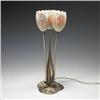 Image 1 : Albert Cheuret Tulip table lamp France,