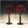 Image 1 : Edgar Brandt table lamps, pair France, 