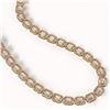 Image 2 : 50.99 ctw Morganite & Diamond Micro Pave Halo Necklace 10K Yellow Gold