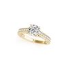 Image 2 : 1.42 ctw Certified VS/SI Diamond 2pc Wedding Set 14K Yellow Gold